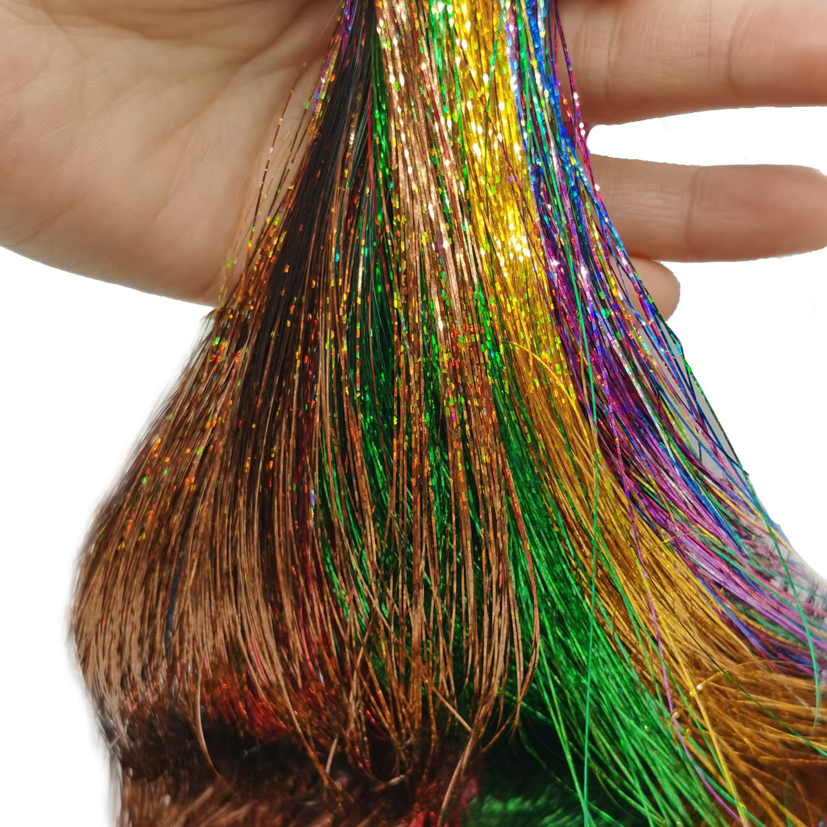 Tinsel-Extension de Cheveux Synthétiques au Crochet de 36 Pouces
