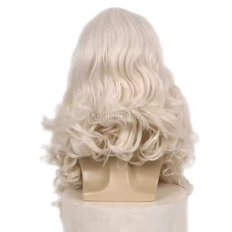 Perruque de cheveux de noël + ensemble de barbe