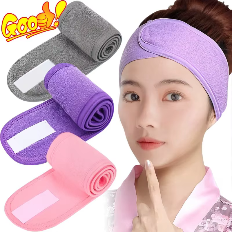 Extension de cils bandeau maquillage Extension de cils fournitures cils accessoires visage lavage bain SPA visage réglable bandeau