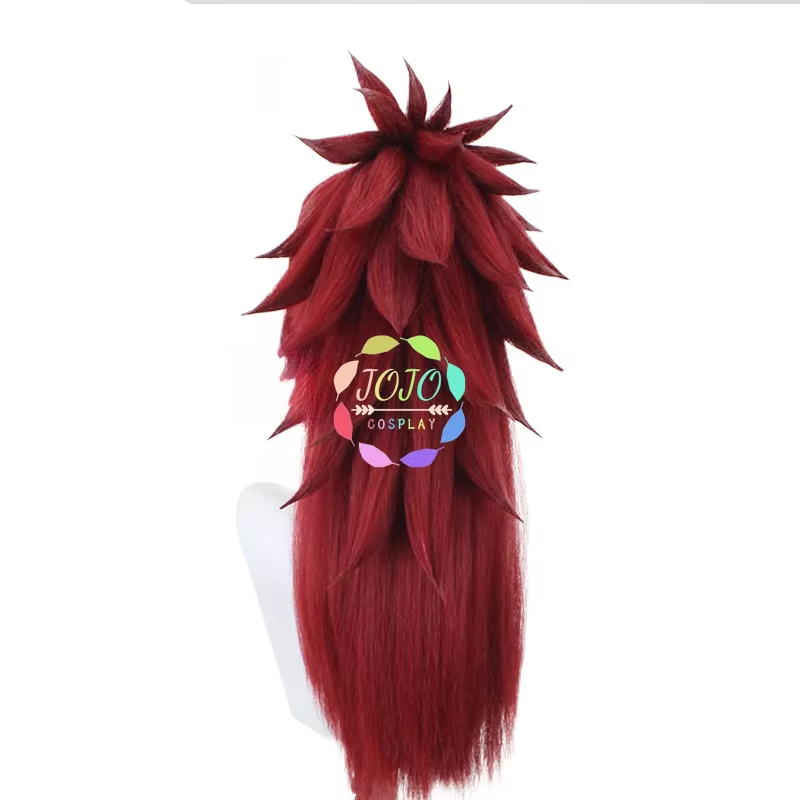 Perruque de Cosplay Anime Renji Abarai