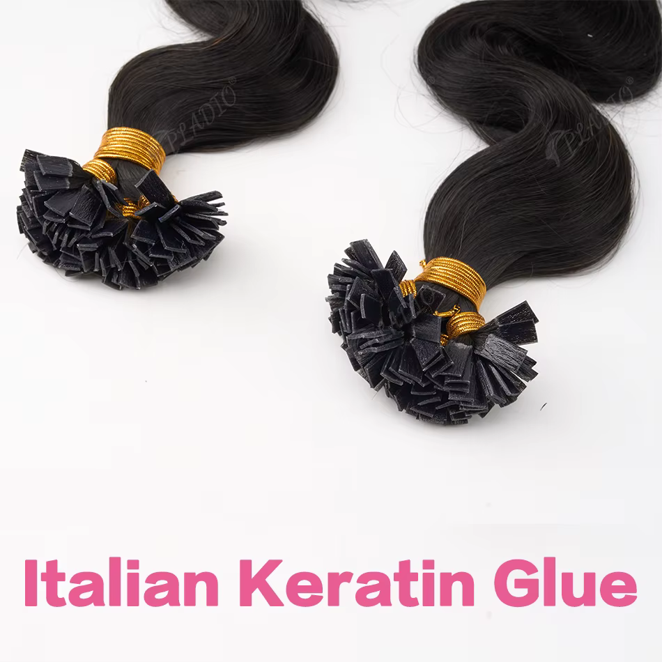 Extensions de cheveux PLADIO Body Wave à pointe plate