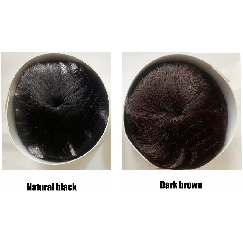 Toppers de cheveux humains de réparation de cheveux supérieurs légers