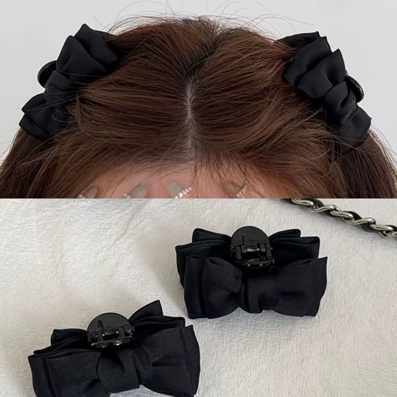 1pc noir arc tête pince à cheveux femmes fille