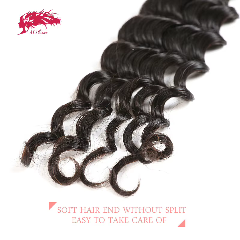 Ali Queen-Tissage en Lot Brésilien Naturel Ondulé Non Prossé 10A