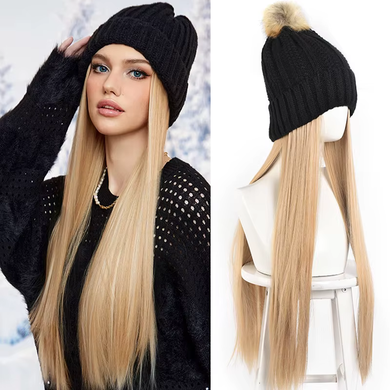 Bonnet chapeau perruque Extensions de cheveux
