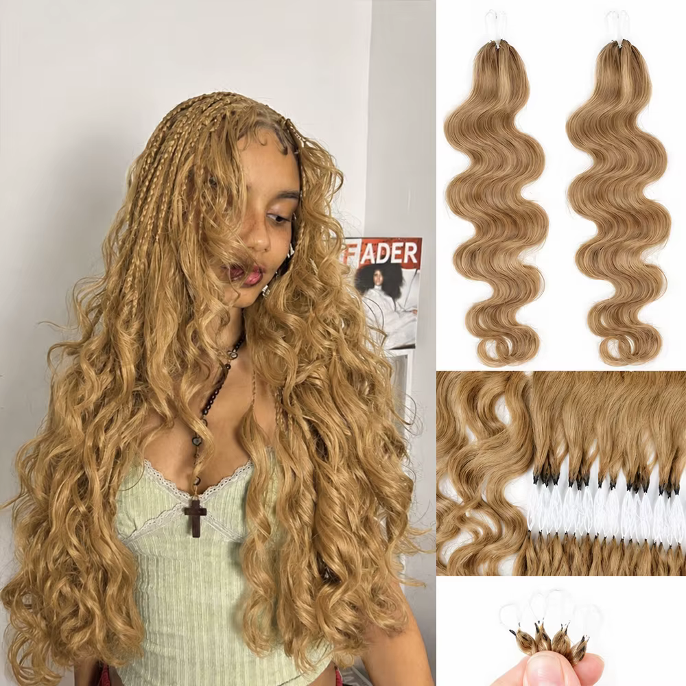 Extensions de cheveux humains au crochet