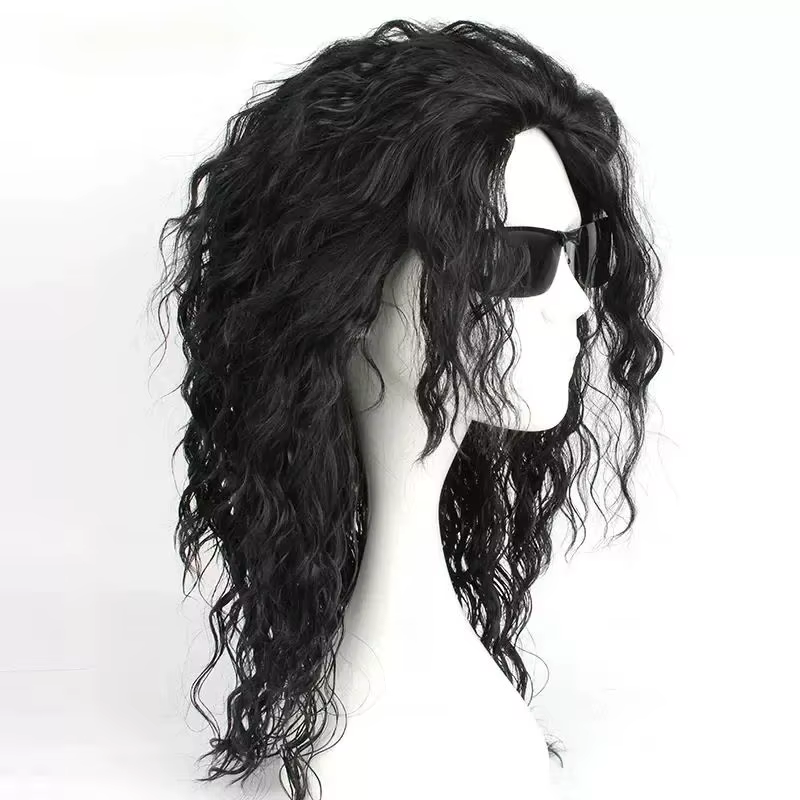 Perruque noire Michael Jackson Cosplay
