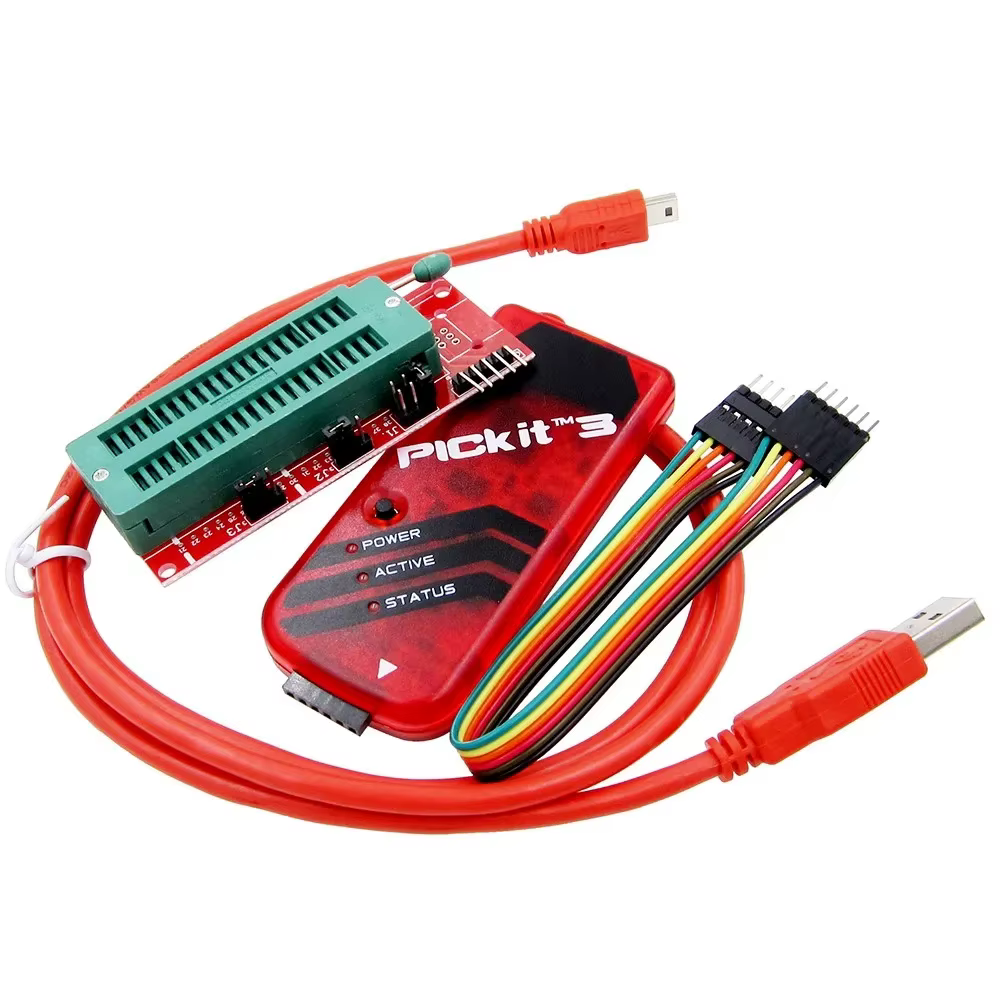 PICKIT3 PIC KIT3 PICKIT 3 programmeur programmation hors ligne PIC microcontrôleur puce monopole + PIC programmeur adaptateur siège