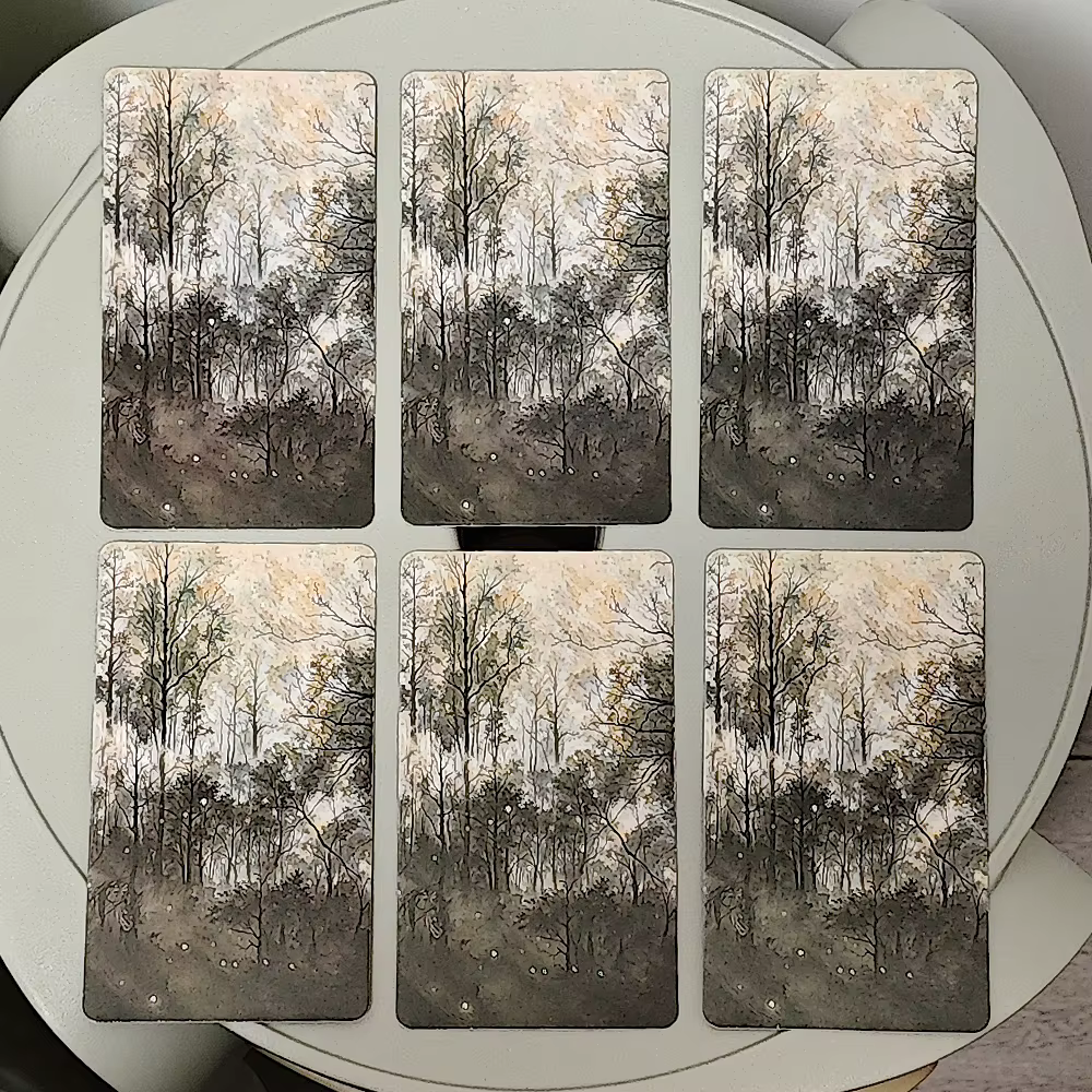 Jeu de Tarot Shadow Fates 10.3x6cm, 78 cartes sombres rentrées dans le folklore, le mythe et la sagesse de l'ombre-langue russe