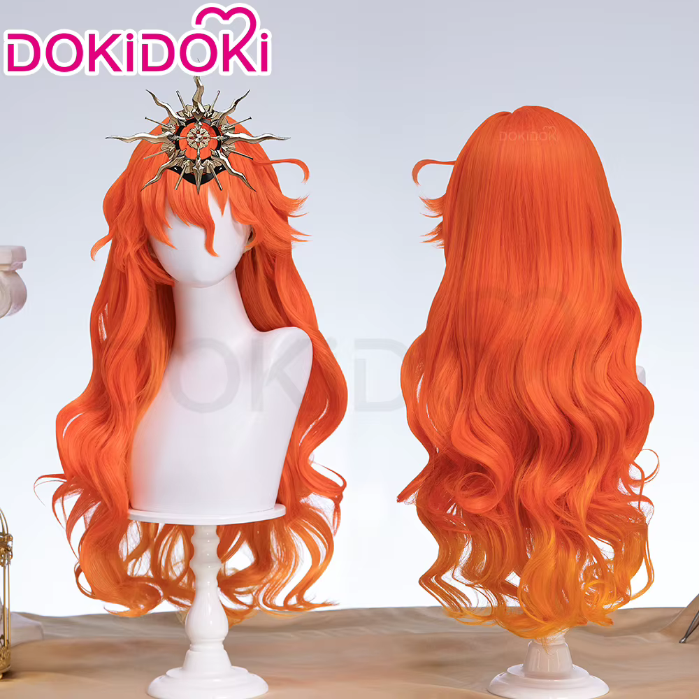 En STOCK Augusta Cantarella Cartethyia Fleurdelys Iuno perruque jeu vagues gagnantes DokiDoki 100 cm