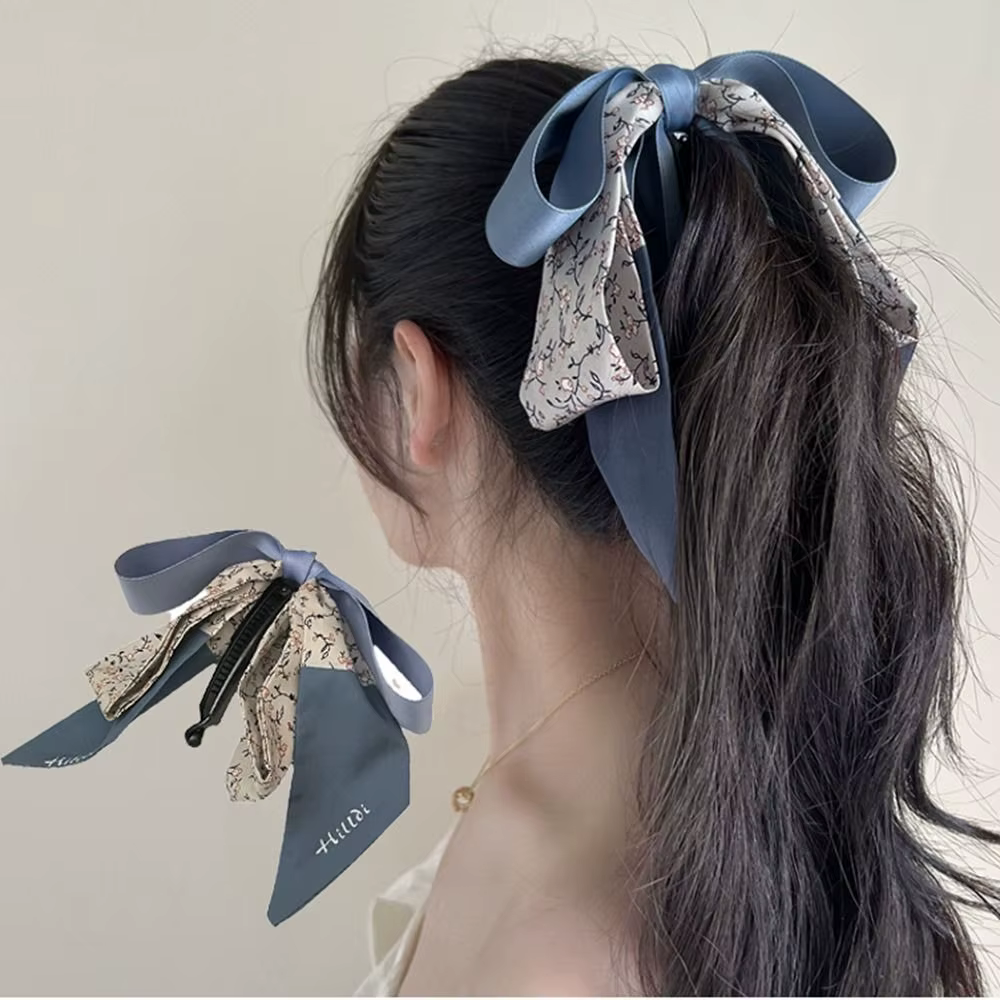 Pince à cheveux élégante en forme de nœud papillon