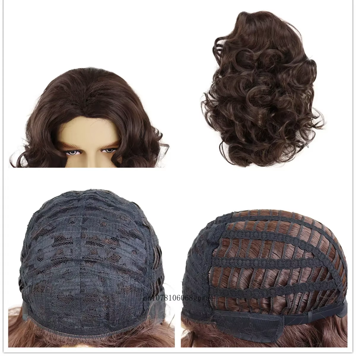 Perruques synthétiques pour hommes