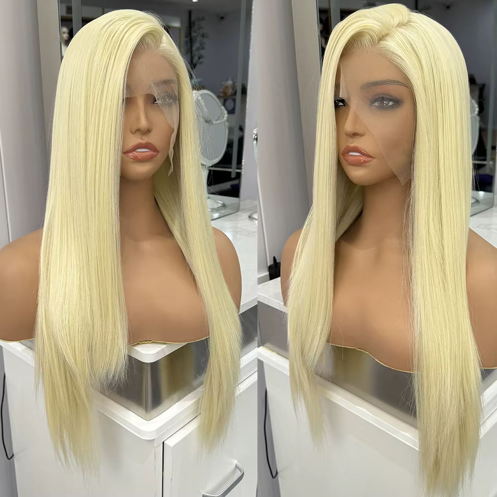 Perruque Lace Front Wig synthétique Blonde