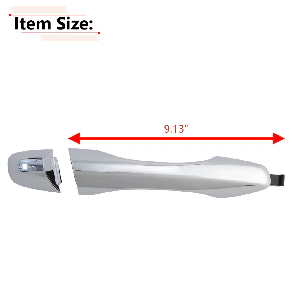 Poignée de porte extérieure chromée arrière gauche droite pour Kia Sorento 2016-2024 82651-C5010 82661-C5010 83651-C5010 83661-C5010