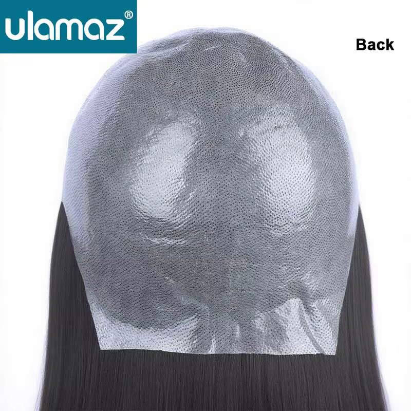 Perruques de cheveux humains pleine PU