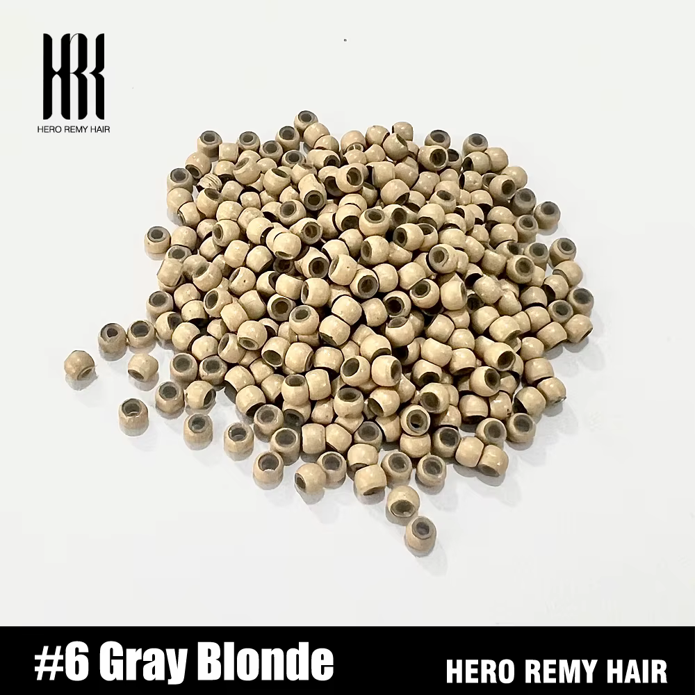 Nano anneau perles pour Extensions de cheveux 3.0mm Micro anneaux invisibles en Silicone 1000 pièces outils d'extension de coiffeur de Salon professionnel