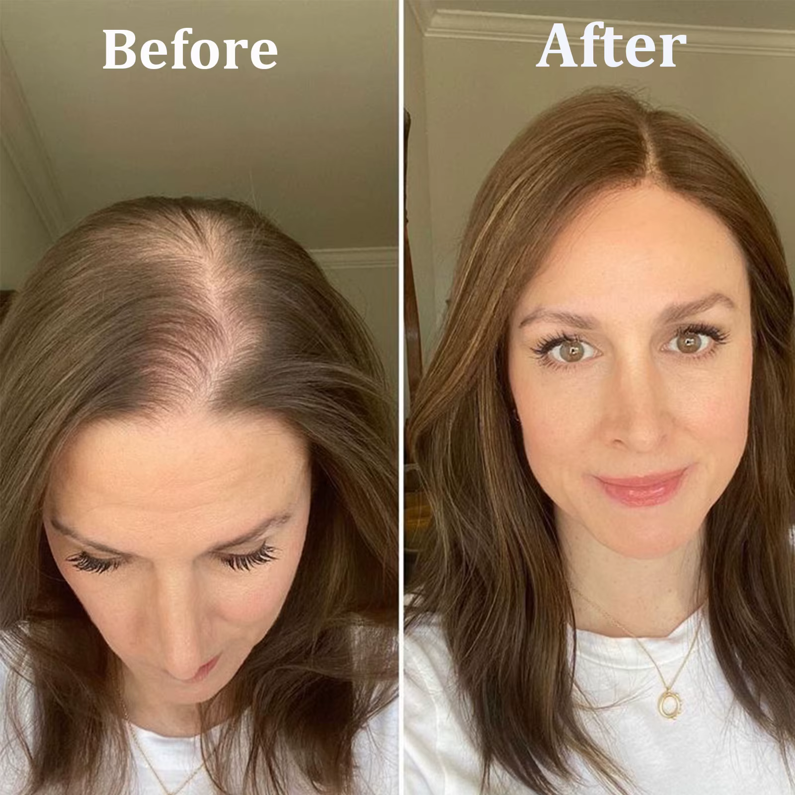 Extensions capillaires humaines blondes ombrées de 16 pouces pour femmes, avec racines foncées et mèches, postiches lisses à clipser pour femme