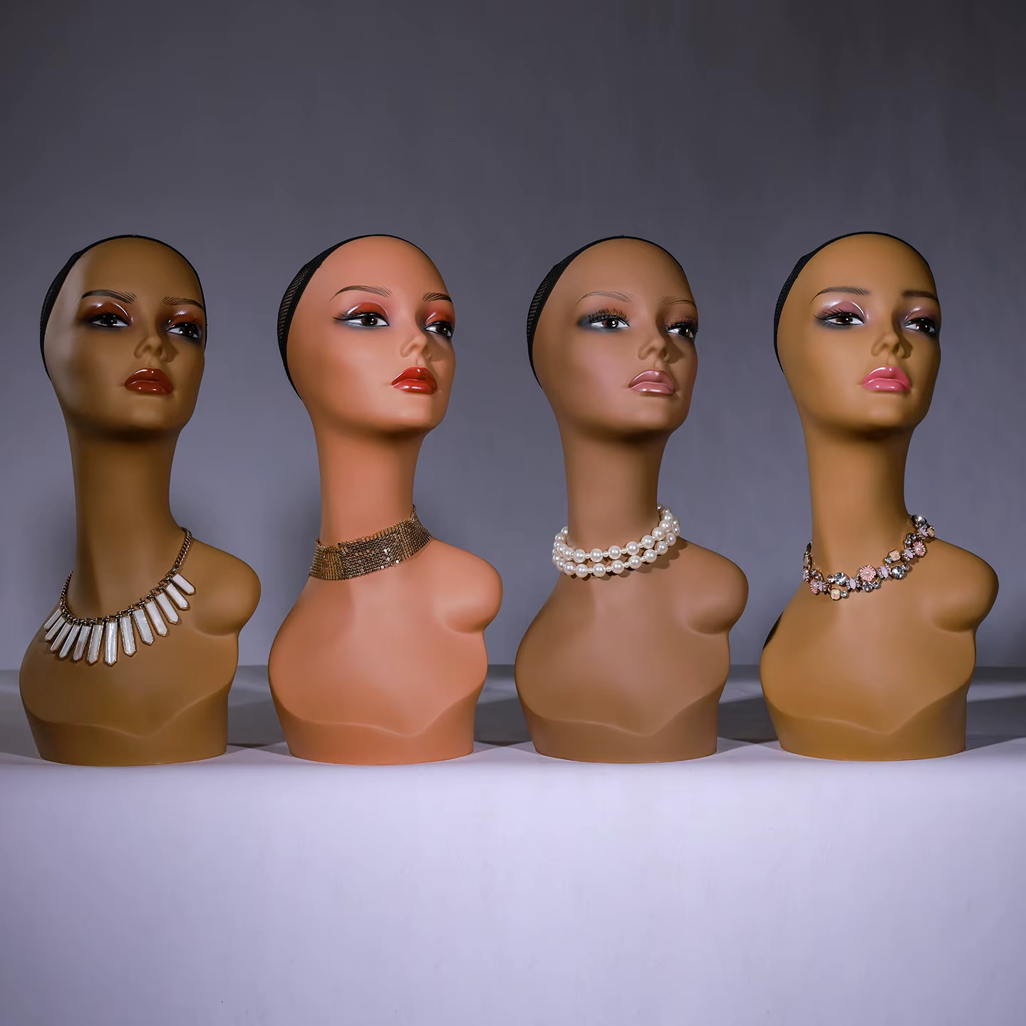 Mannequin de perruque à épaule unique