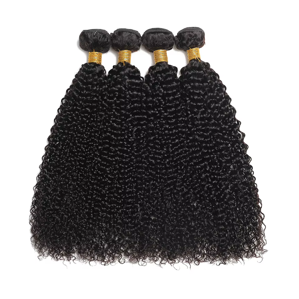 Extensions brésiliennes de cheveux humains crépus bouclés