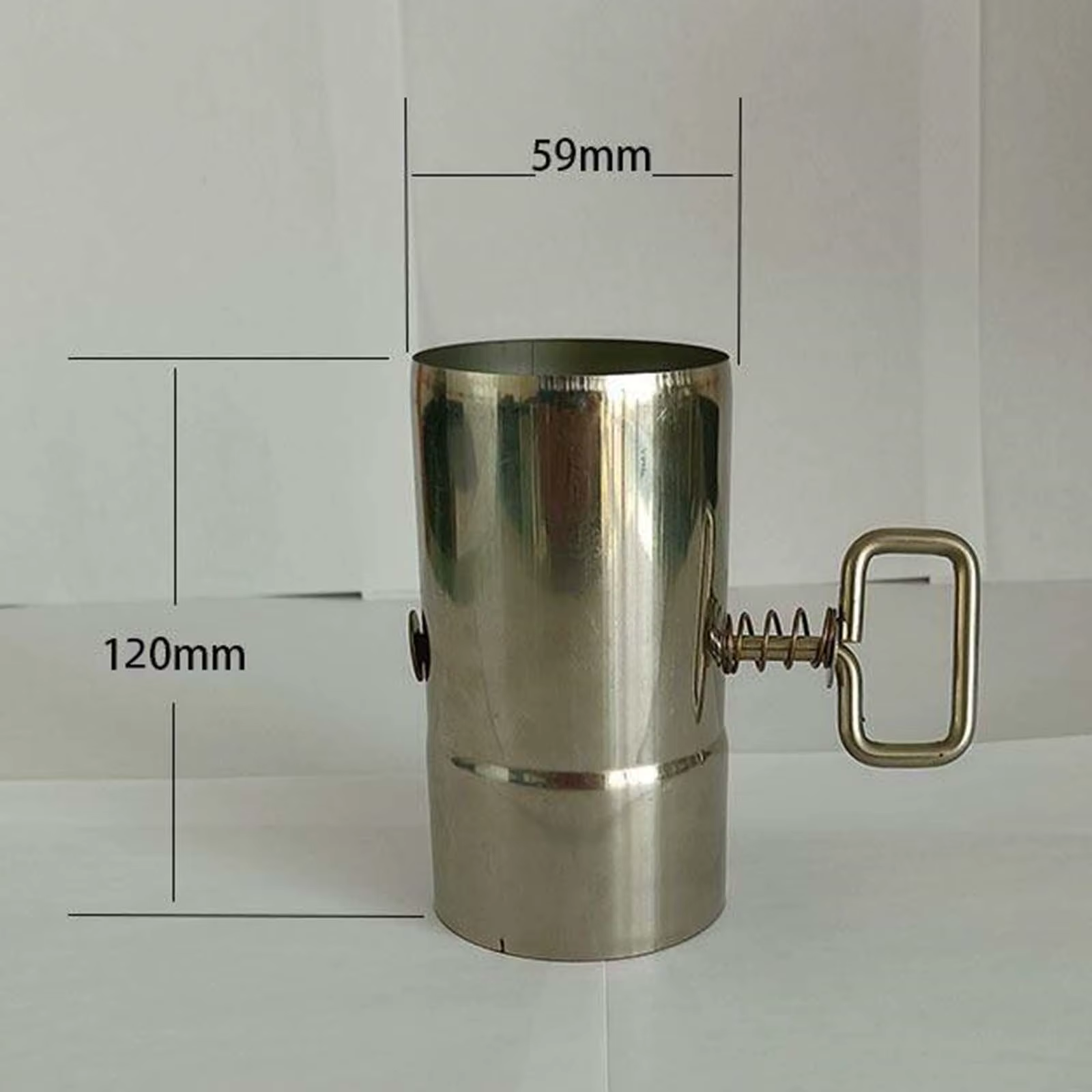 Tube d'extension de conduit en acier inoxydable, tuyau d'échappement de cheminée, tuyau de poêle droit et épais avec amortisseur pour chauffage d'hiver en plein air