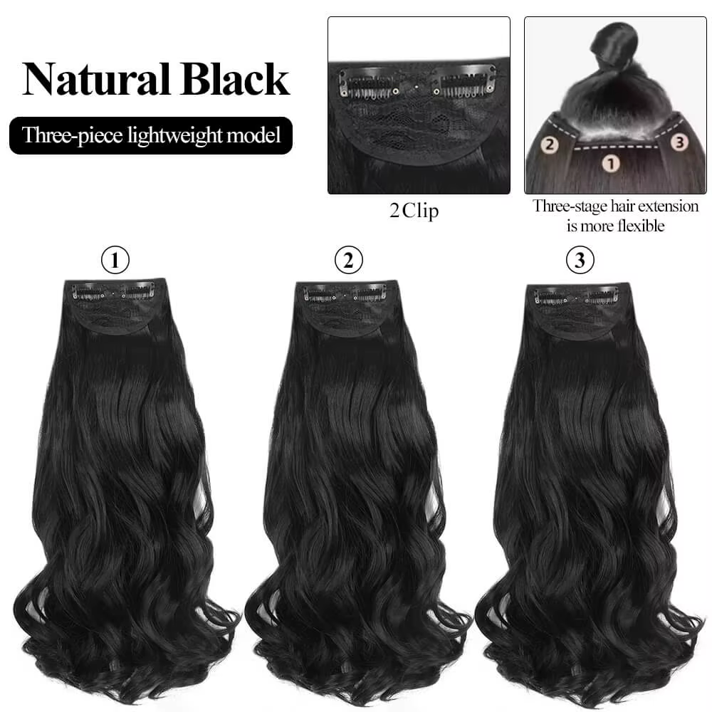 Extensions capillaires synthétiques à clips