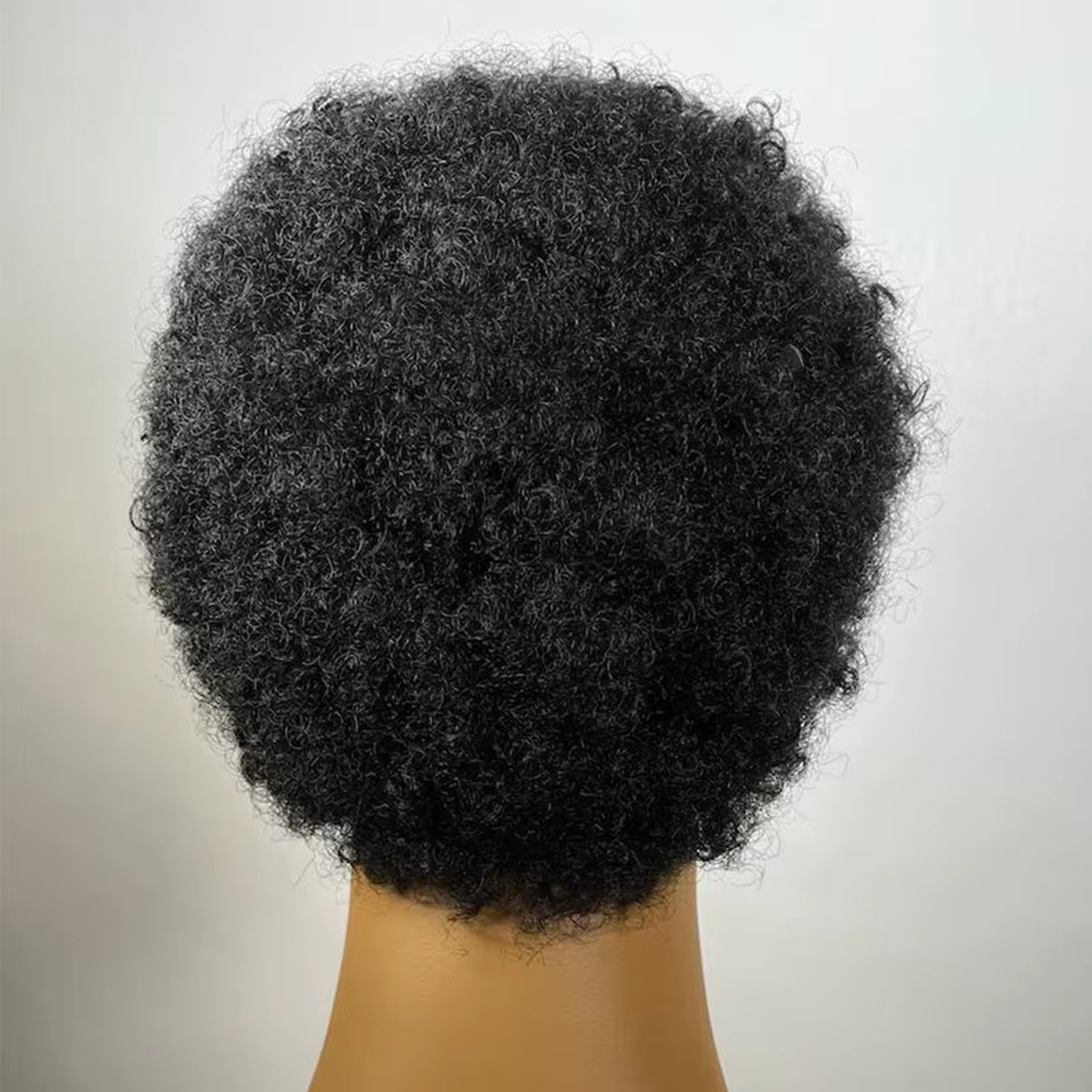 Perruque afro courte crépue sans colle pour femmes noires