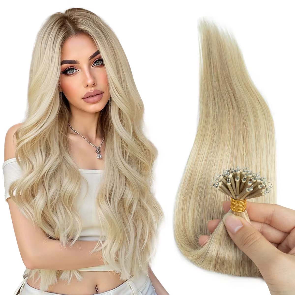 Extensions capillaires MRSHAIR Nano en cheveux humains