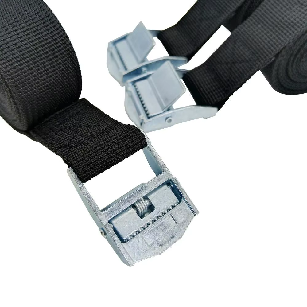 5 pièces 2M en alliage de Zinc boucle de pression palette sangles de chargement bagages fixe voiture tendeur fixe sangles de tendeur cliquet ceintures d'arrimage