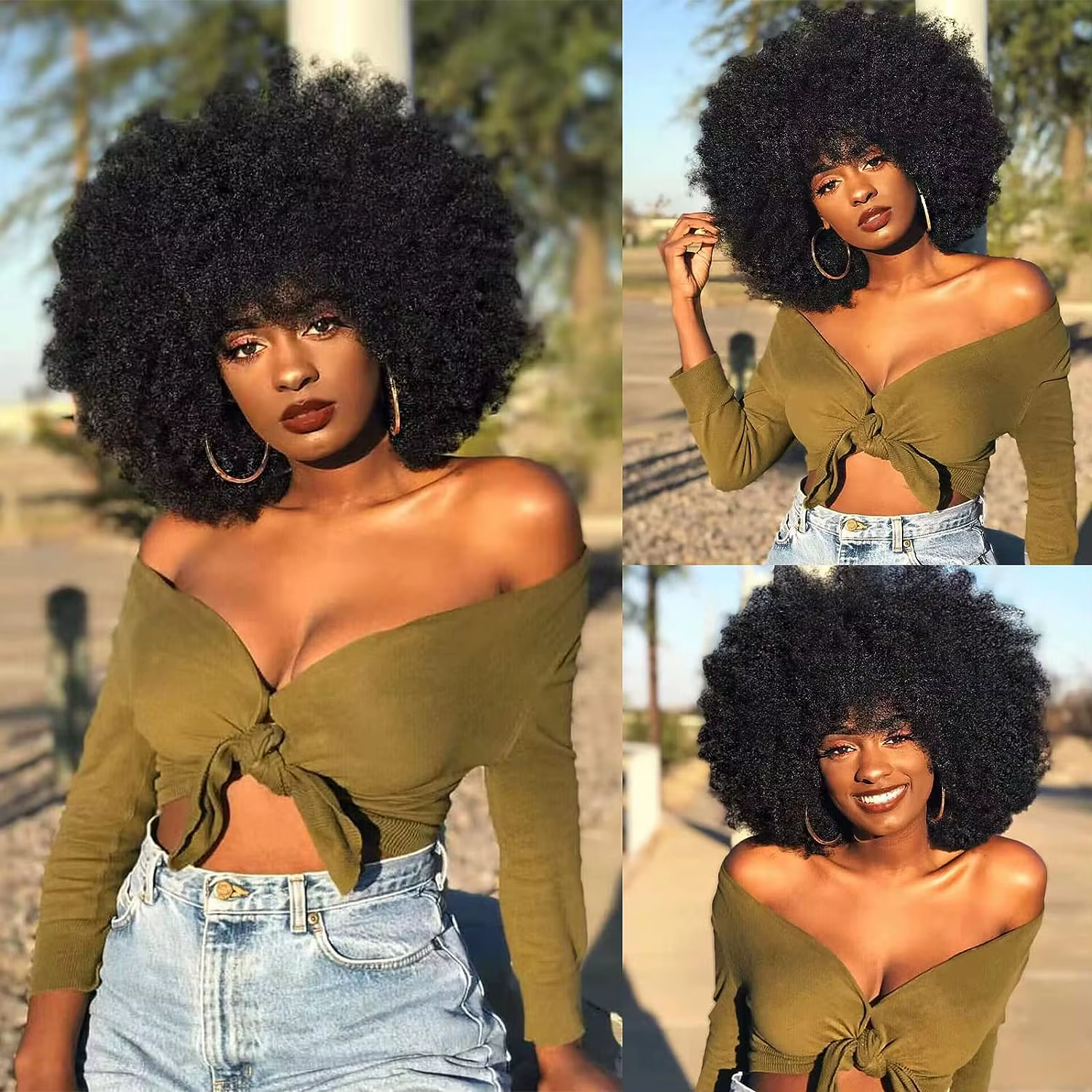 Perruques Afro pour femmes noires