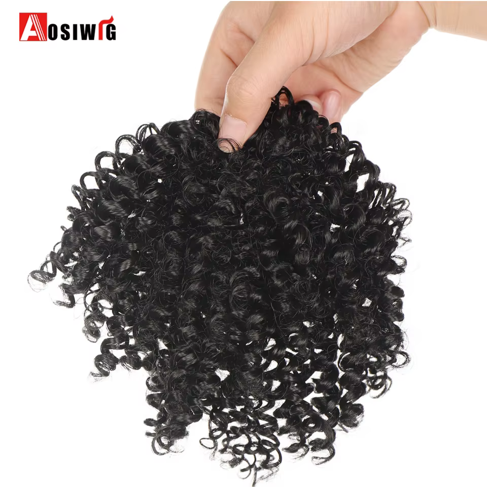 Extensions capillaires synthétiques pour femmes