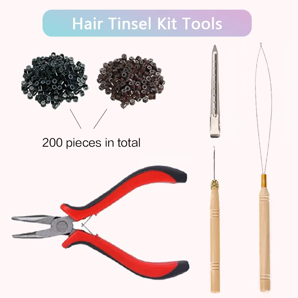 Kit de mèches synthétiques de 48 pouces avec outil