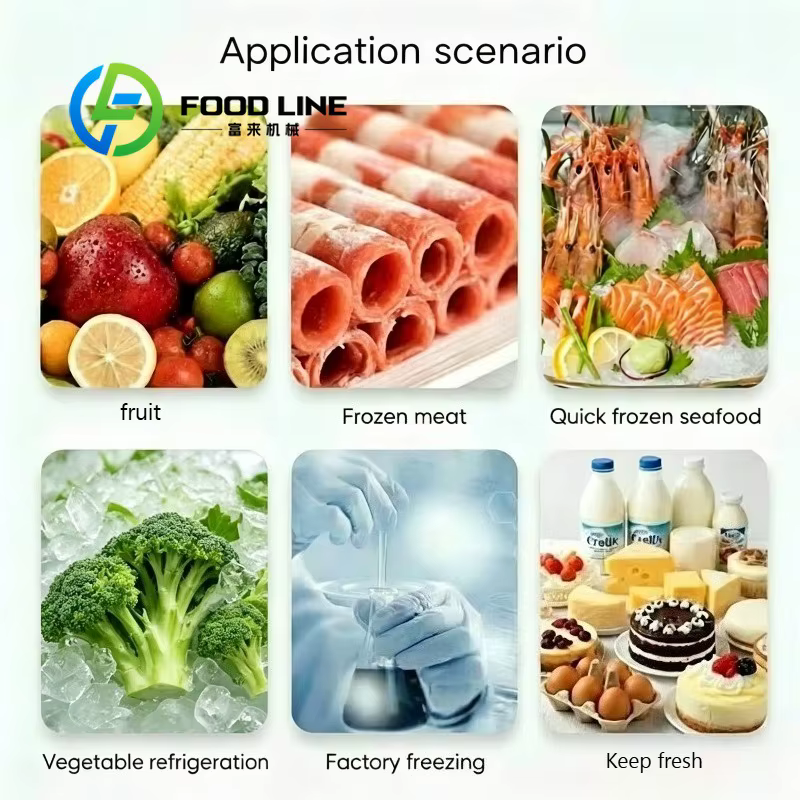 Conteneur frigorifique industriel de 40 pieds pour aliments surgelés, conteneurs modulaires combinés, volume de stockage ajustable en fonction de la production d'usine