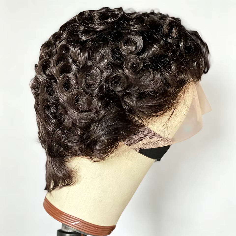 Perruques courtes Phashion 13x4 Chioma Pixie Cut en cheveux humains