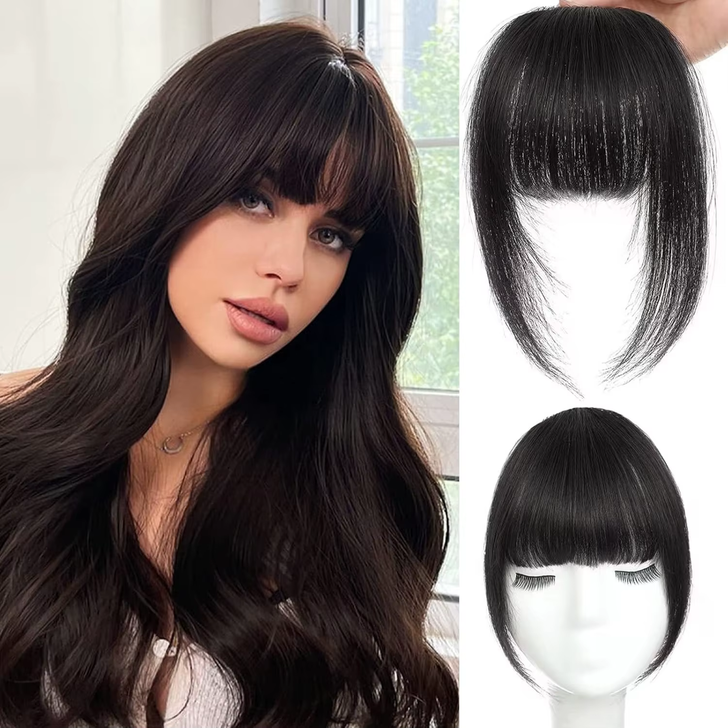 Clip en frange 100% cheveux humains