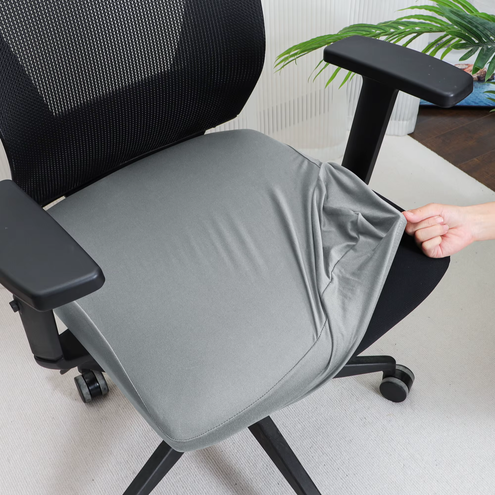 Housse de siège de chaise de bureau extensible