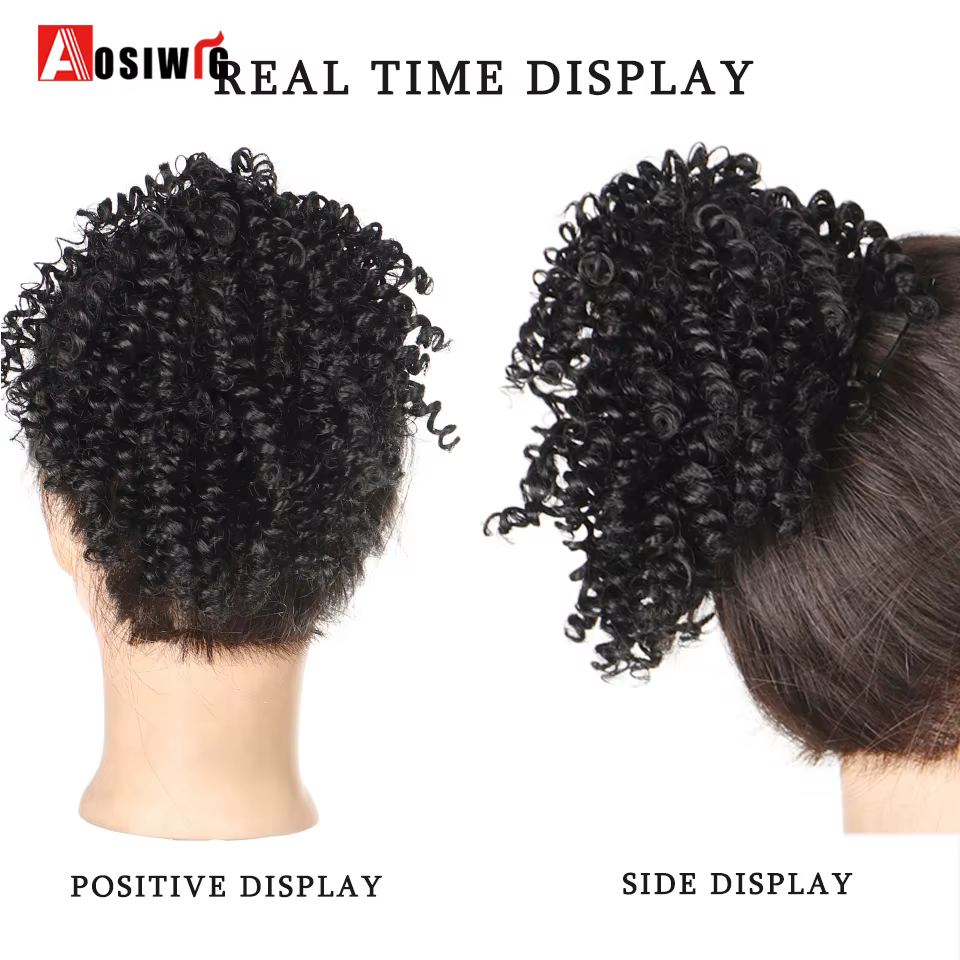 Extensions capillaires synthétiques pour femmes