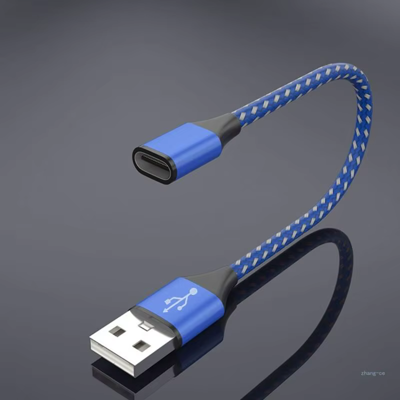 Câble d'extension USB C Type C femelle vers USB 2.0 mâle, convertisseur d'extension, adaptateur de transfert de données pour téléphone portable