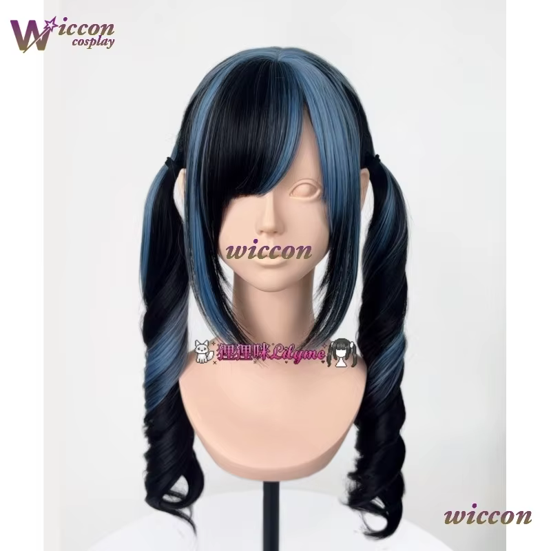 Perruque synthétique de Cosplay Anime Misamisa Jirai Kei pour filles
