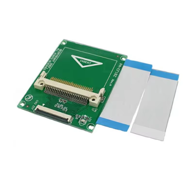 Interface CF vers CE ZIF vers CF, carte mémoire Compact Flash CF 1.8 pouces vers CE pour Toshiba Ipod ZIF SSD HDD, adaptateur avec 2 câbles