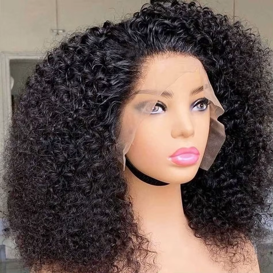 Perruque sans colle en cheveux humains