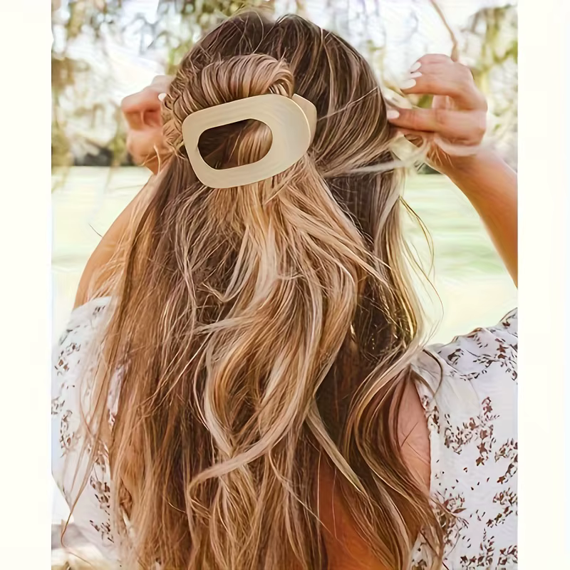 Pinces à cheveux plates mates pour femmes