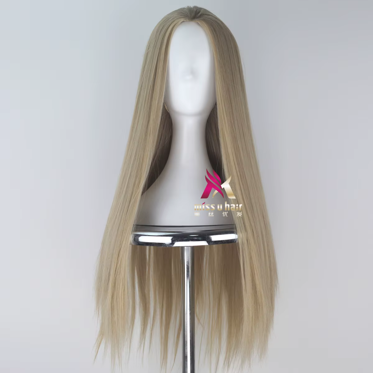 Halloween hommes Thranduil cosplay perruque roi d'elfe cheveux blonds longs et raides elfe roi Lee Pace