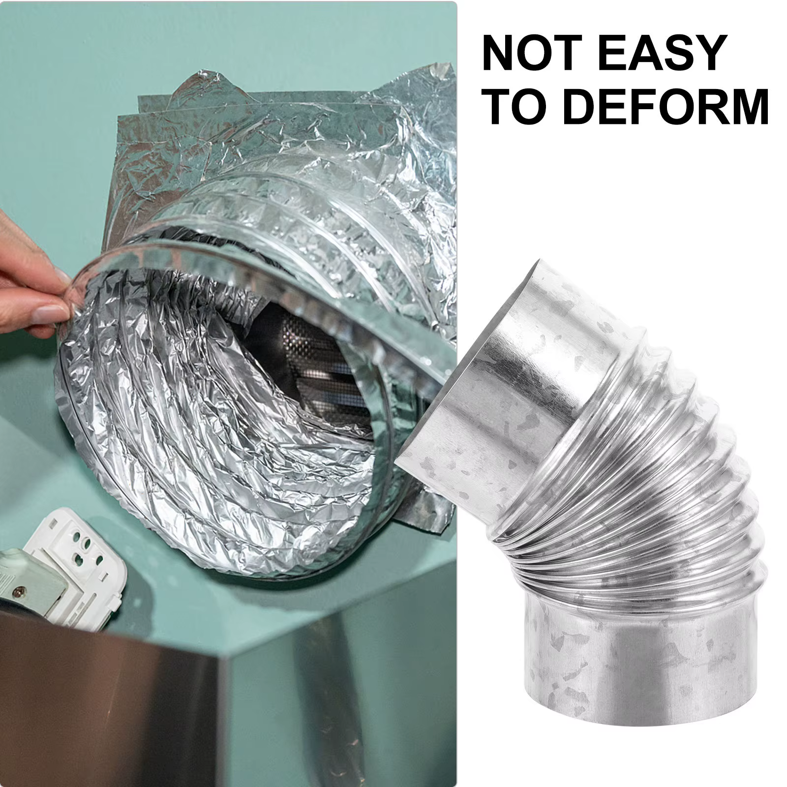 Tuyau de cheminée pour poêle à bois, coude en acier inoxydable à 45 degrés, extension de tuyau d'échappement, kit de cheminée, remplacement pour poêle extérieur, ventilation