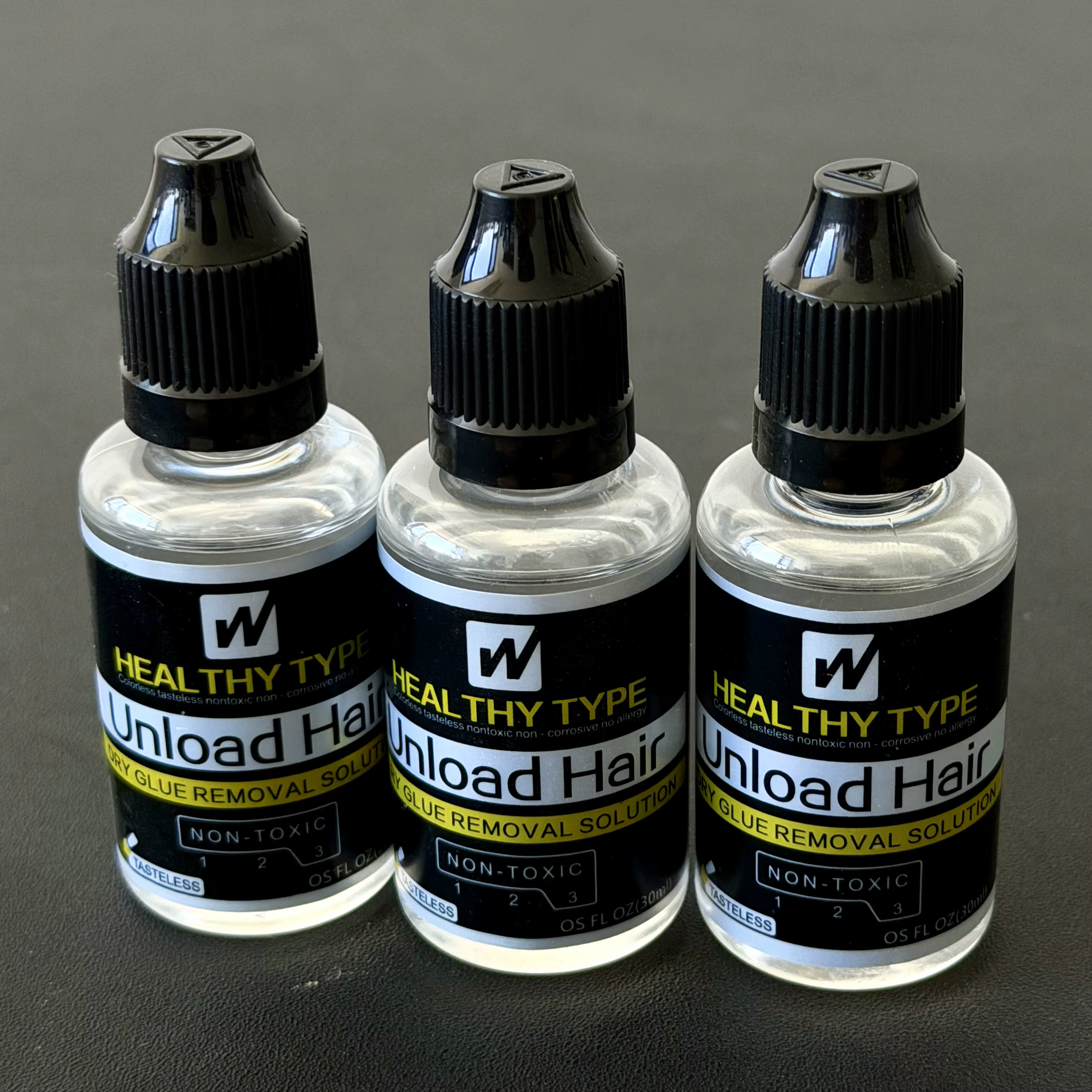 Lot de 5/3/1 pièces – Dissolvant de colle pour extensions capillaires 30 ml – Solution non toxique à action rapide pour perruques à bandes et à lacets
