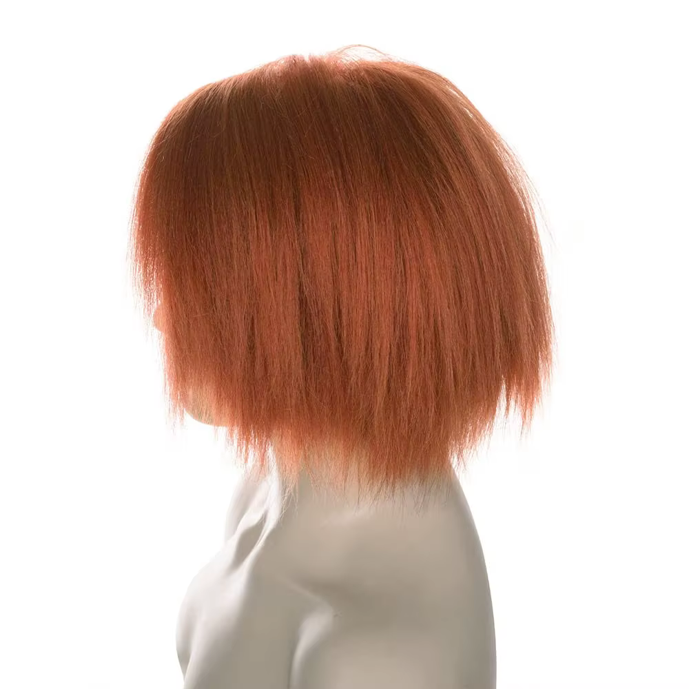 Halloween enfant jouer hommes femmes Chucky jeu de rôle cheveux cosplay Clown orange perruque courte costumes