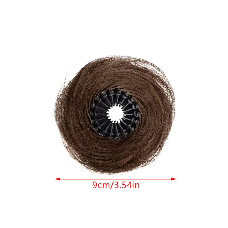 Chignon synthétique lisse à clipser