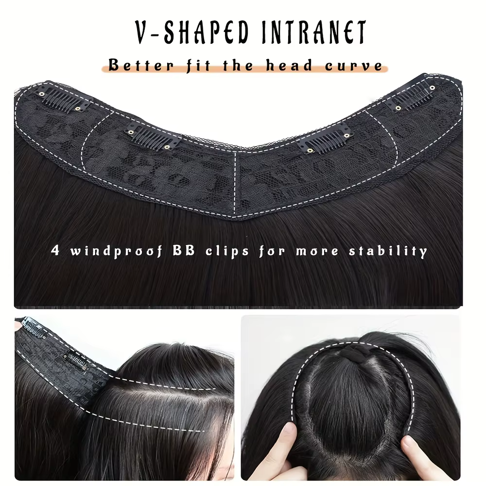 Extensions capillaires synthétiques longues et lisses
