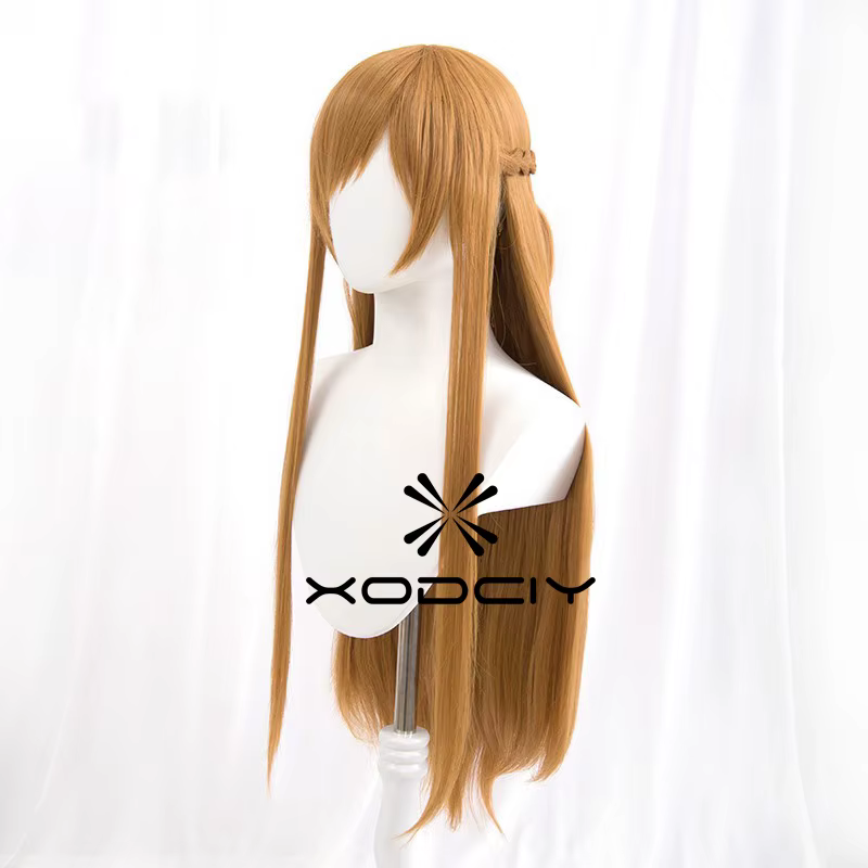 Perruque Cosplay Kirito Yuuki en Fiber de résistance à la chaleur