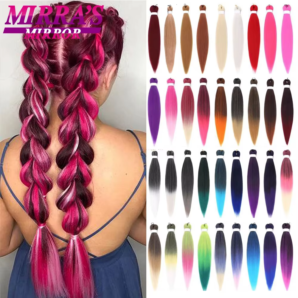 Tressage cheveux pré-étirés 26 pouces Extensions