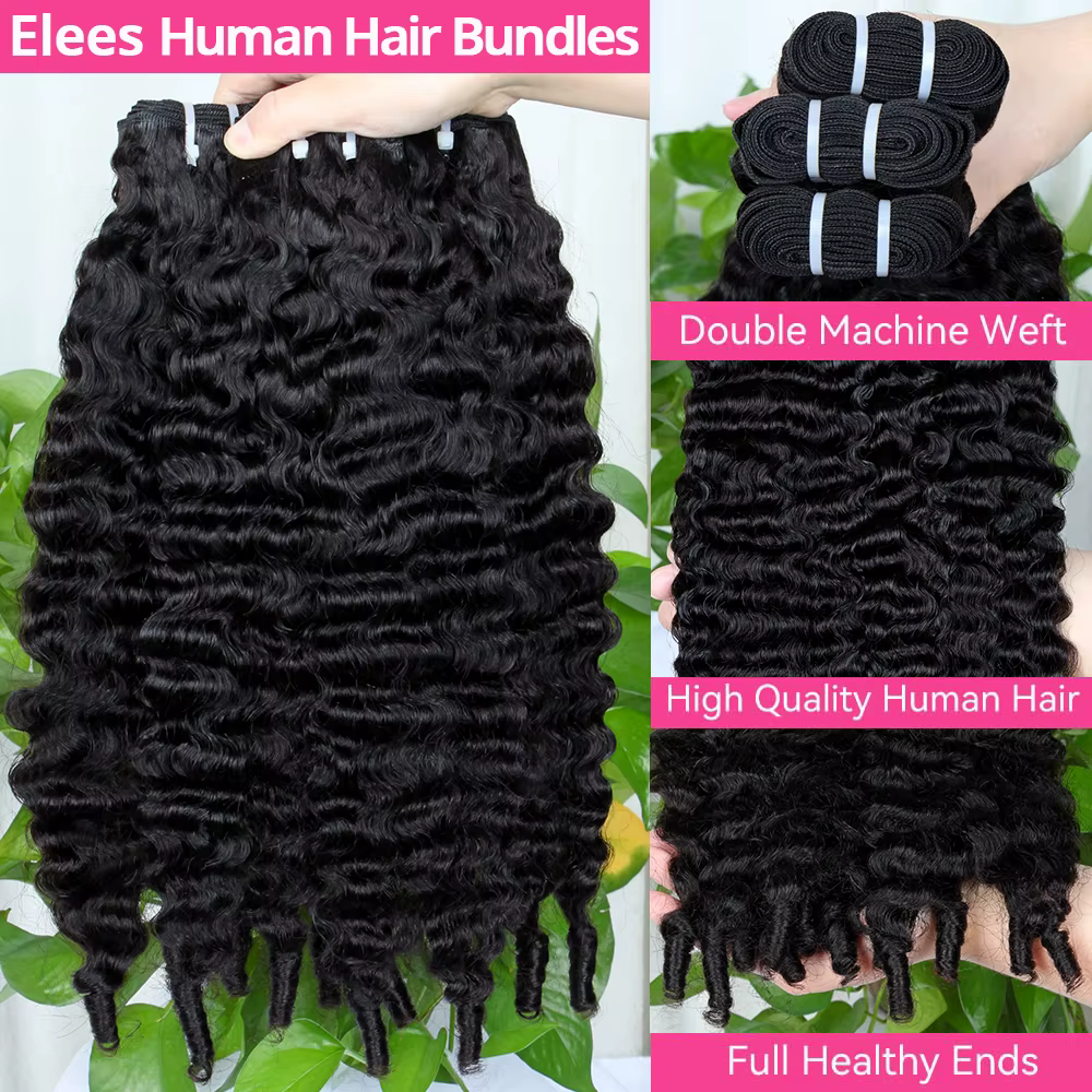 Offres de lots de cheveux humains bouclés birmans 15A